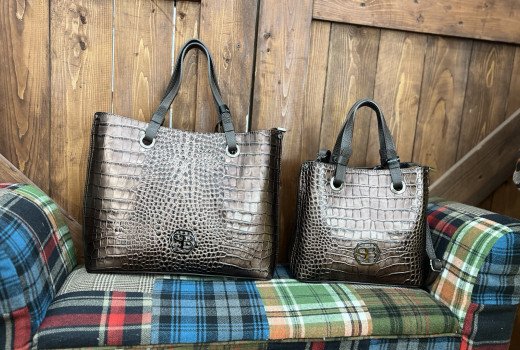 Итальянские сумки с КРОКОДИЛОВЫМ тиснением