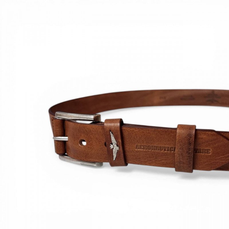 Ремень мужской Aeronautica Militare AM412-CUOIO