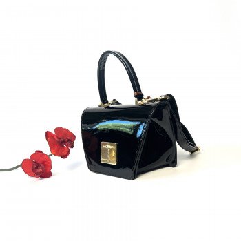 Сумка Arcadia 9018 vernice nero Сумка Arcadia 9018 vernice nero