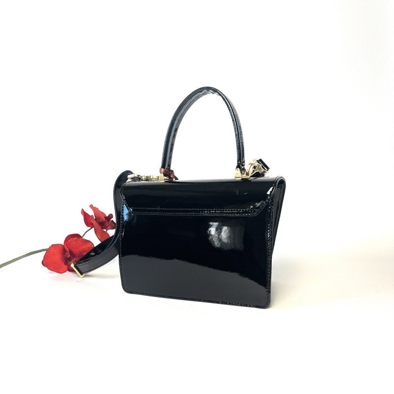 Сумка Arcadia 9018 vernice nero Сумка Arcadia 9018 vernice nero