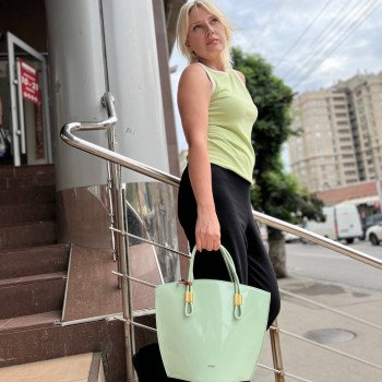 Сумка Arcadia 1547 vernice green Сумка Arcadia 1547 vernice green