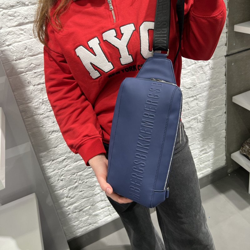 Сумка мужская Bikkembergs BKBO00035P BLUE Сумка мужская Bikkembergs BKBO00035P BLUE