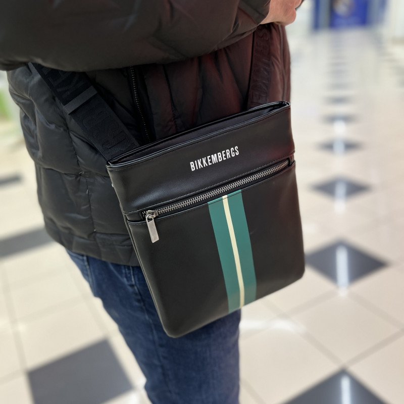 Сумка мужская Bikkembergs BKBO00200P BLACK Сумка мужская Bikkembergs BKBO00200P BLACK