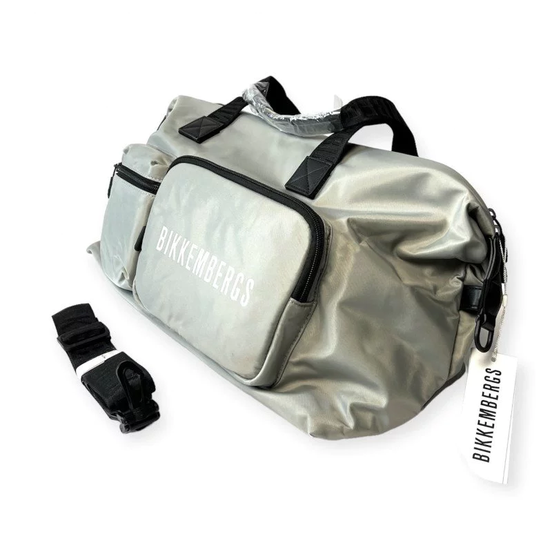 Сумка дорожная Bikkembergs BKBR00023T GREY Сумка дорожная Bikkembergs BKBR00023T GREY
