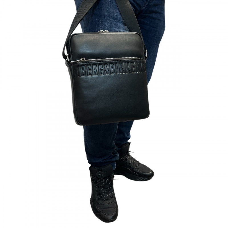 Сумка мужская Bikkembergs BKBO00518M BLACK Сумка мужская Bikkembergs BKBO00518M BLACK