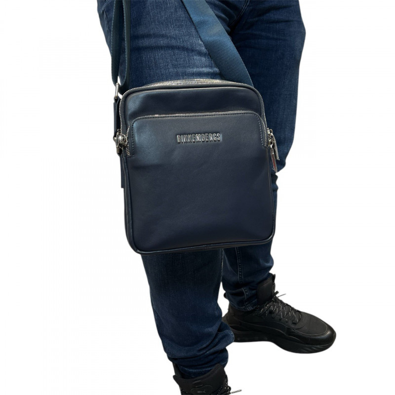 Сумка мужская Bikkembergs BKBO00647M BLUE Сумка мужская Bikkembergs BKBO00647M BLUE