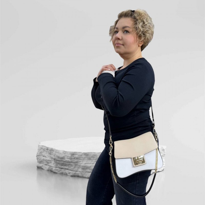 Сумка Cromia 1406308 BIANCO-NERO