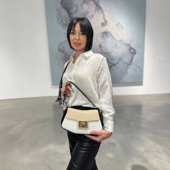 Сумка Cromia 1406309 BIANCO-NERO