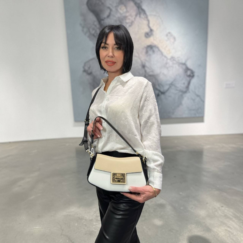 Сумка Cromia 1406309 BIANCO-NERO