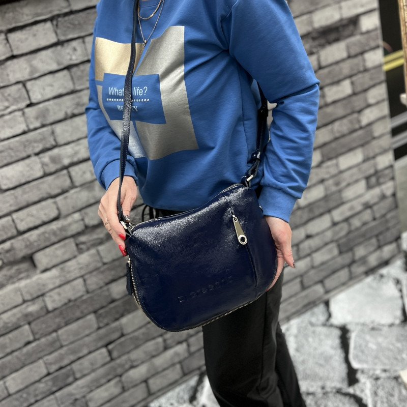 Сумка Di Gregorio 755 naplak blu Сумка Di Gregorio 755 naplak blu
