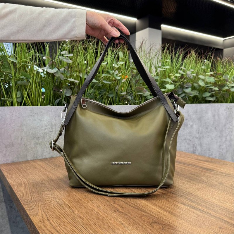 Сумка Di Gregorio 1686/VIT oliva