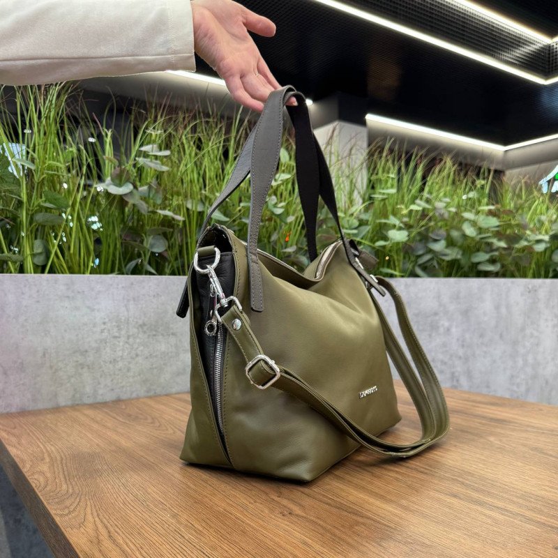 Сумка Di Gregorio 1686/VIT oliva