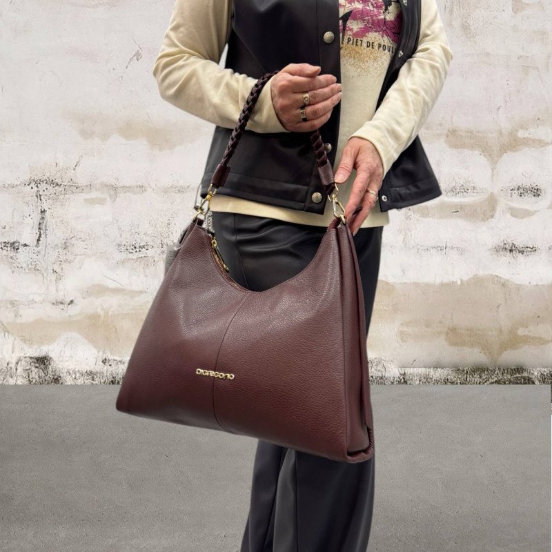 Сумка Di Gregorio 9016/VIT bordeaux