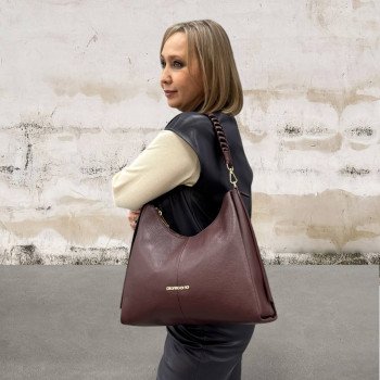 Сумка Di Gregorio 9016/VIT bordeaux