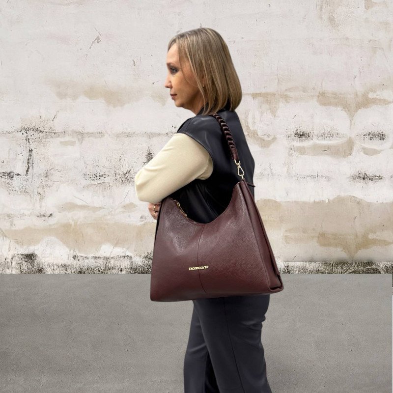 Сумка Di Gregorio 9016/VIT bordeaux