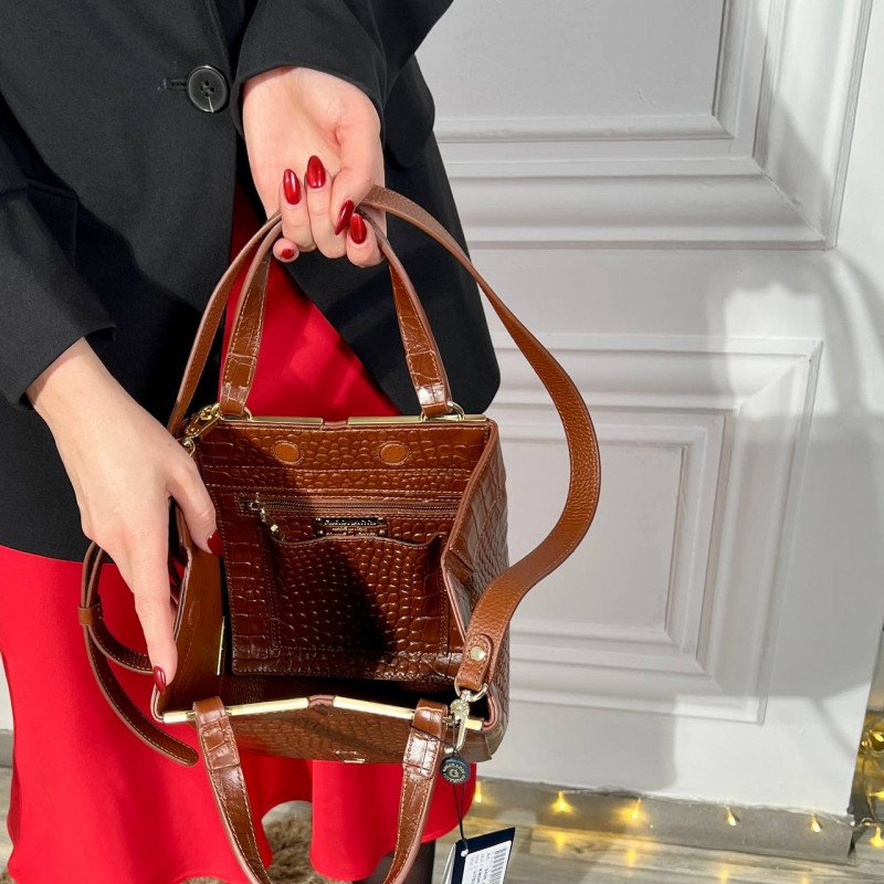 Сумка Gironacci 3430 KROVIT BRANDY/CUOIO