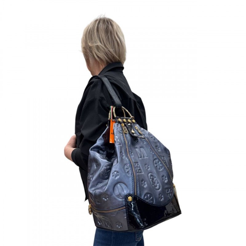 Сумка Marino Orlandi 3887 blue metallic