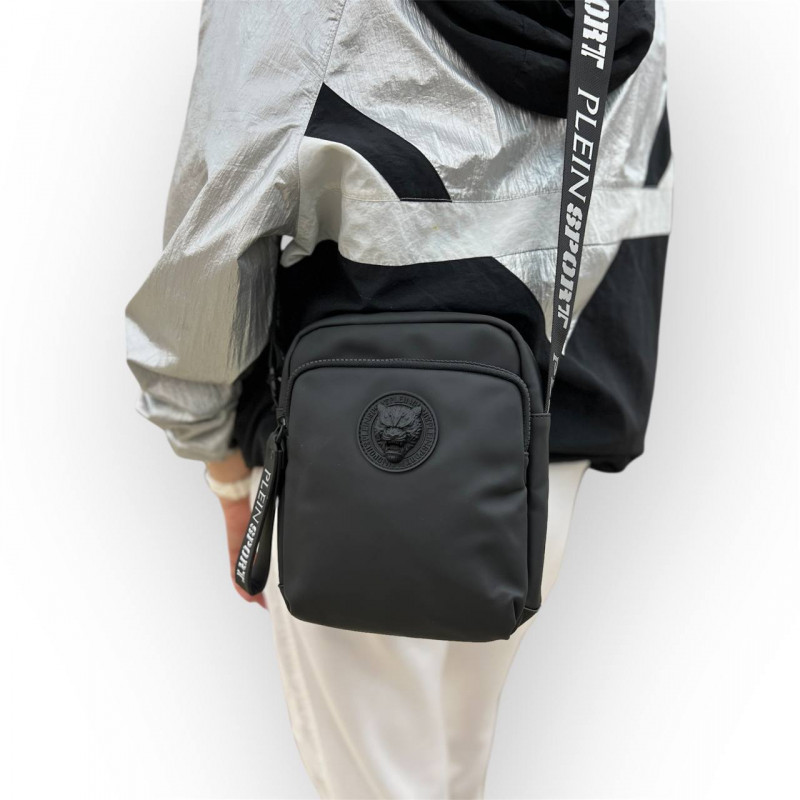 Сумка мужская Plein Sport 2100122 BLACK NIKEL