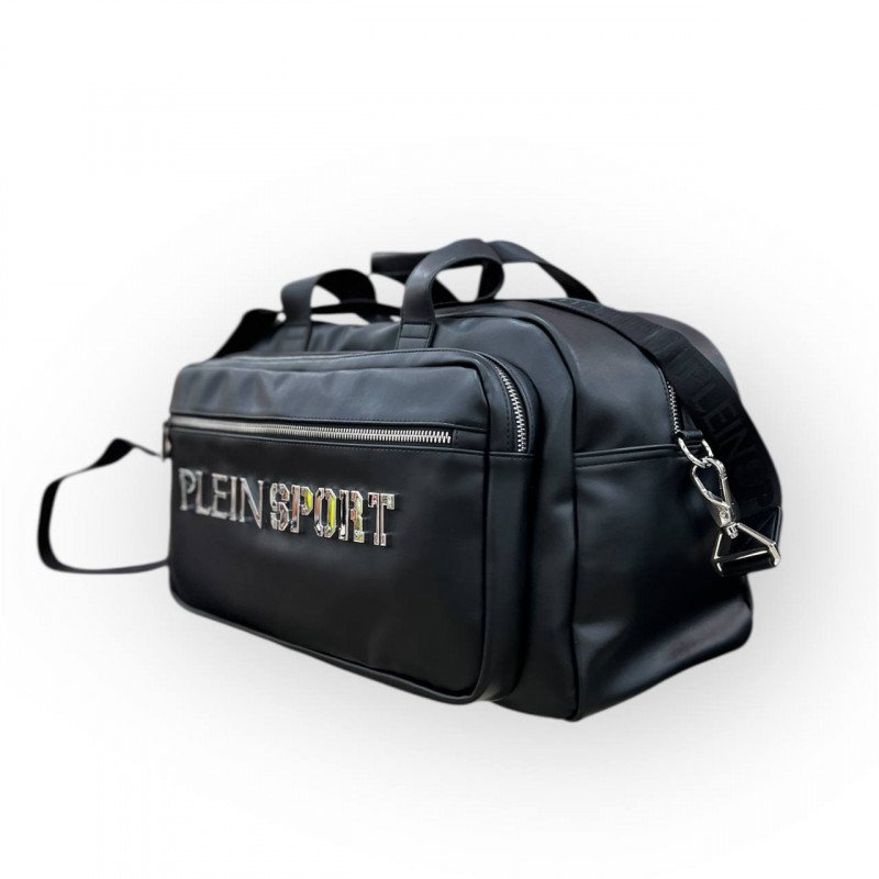Сумка дорожная Plein Sport 2100126 BLACK NIKEL Сумка дорожная Plein Sport 2100126 BLACK NIKEL