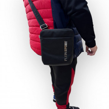 Сумка мужская Plein Sport 2100127 BLACK NIKEL