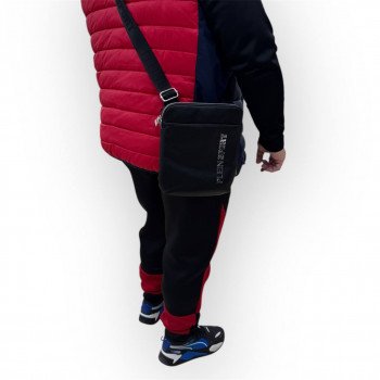 Сумка мужская Plein Sport 2100127 BLACK NIKEL Сумка мужская Plein Sport 2100127 BLACK NIKEL