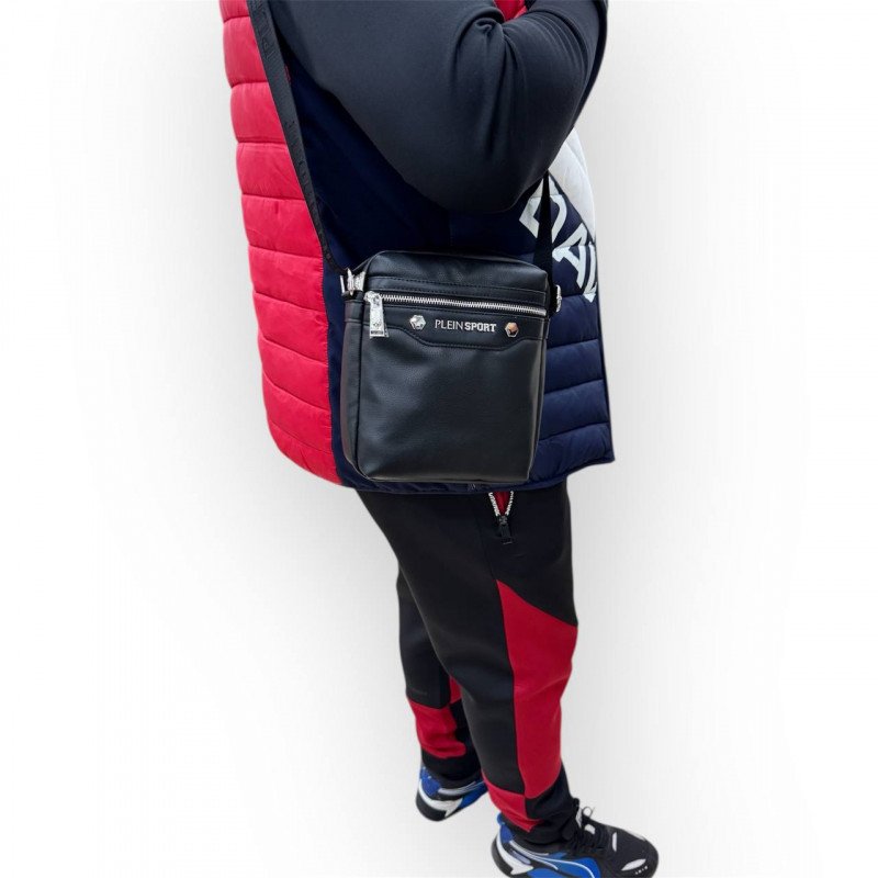 Сумка мужская Plein Sport 2100187 BLACK NIKEL