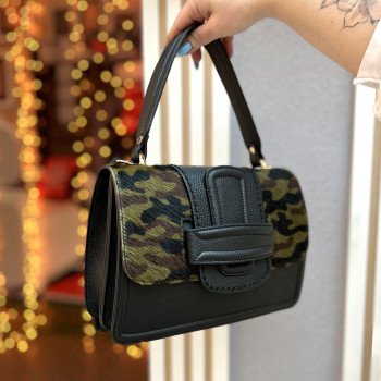 Сумка Visona 20101 Pony/Cal. CAMO/NERO Сумка Visona 20101 Pony/Cal. CAMO/NERO