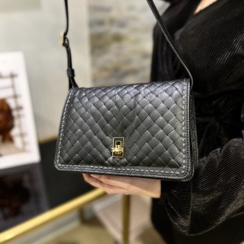 Сумка Plinio Visona 22230 Spiga NERO