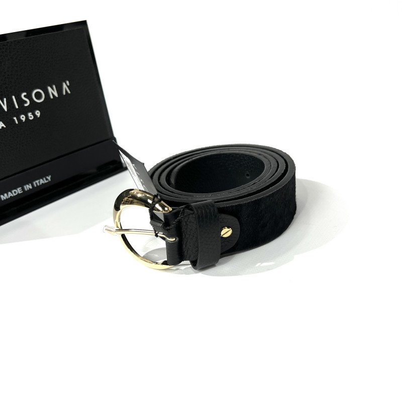 Ремень Visona C260 Pony NERO Ремень Visona C260 Pony NERO