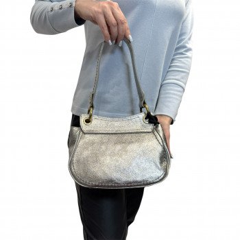 Сумка Plinio Visona 24551 Metallic ACCIAIO
