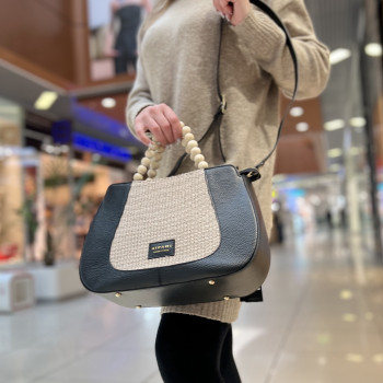 Сумка Ripani 7571BO.00403 Ecru/Nero