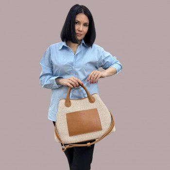 Сумка Ripani E402BO.00439 Ecru/Biscotto