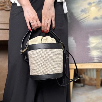 Сумка Ripani E682CH.00403 Ecru/Nero