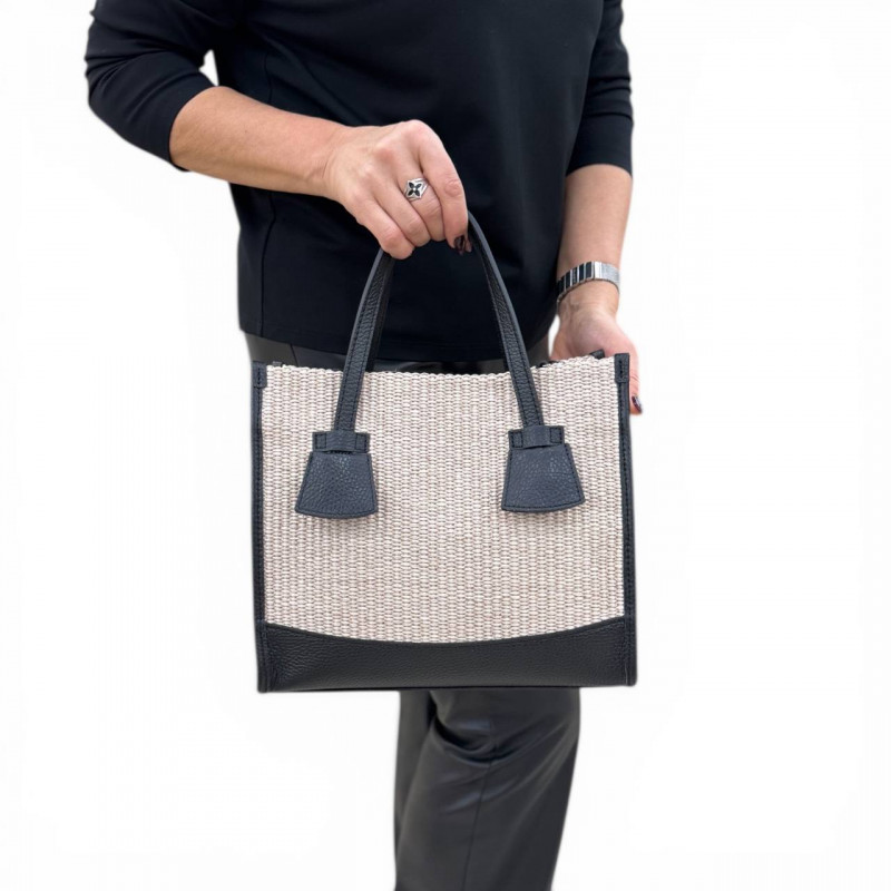 Сумка Ripani 6012BO.00403 Ecru/Nero