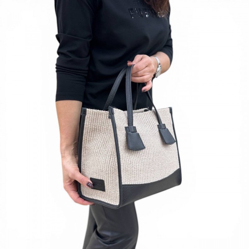 Сумка Ripani 6012BO.00403 Ecru/Nero