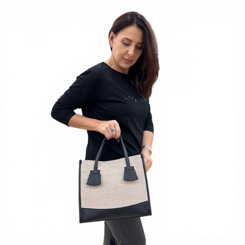 Сумка Ripani 6012BO.00403 Ecru/Nero