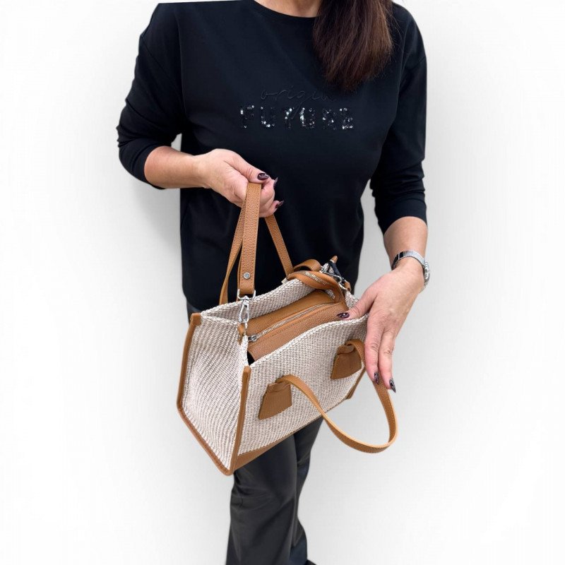 Сумка Ripani 6012BO.00439 Ecru/Biscotto