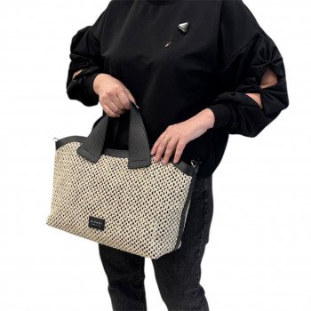 Сумка Ripani 7451BF.00403 Ecru/Nero Сумка Ripani 7451BF.00403 Ecru/Nero