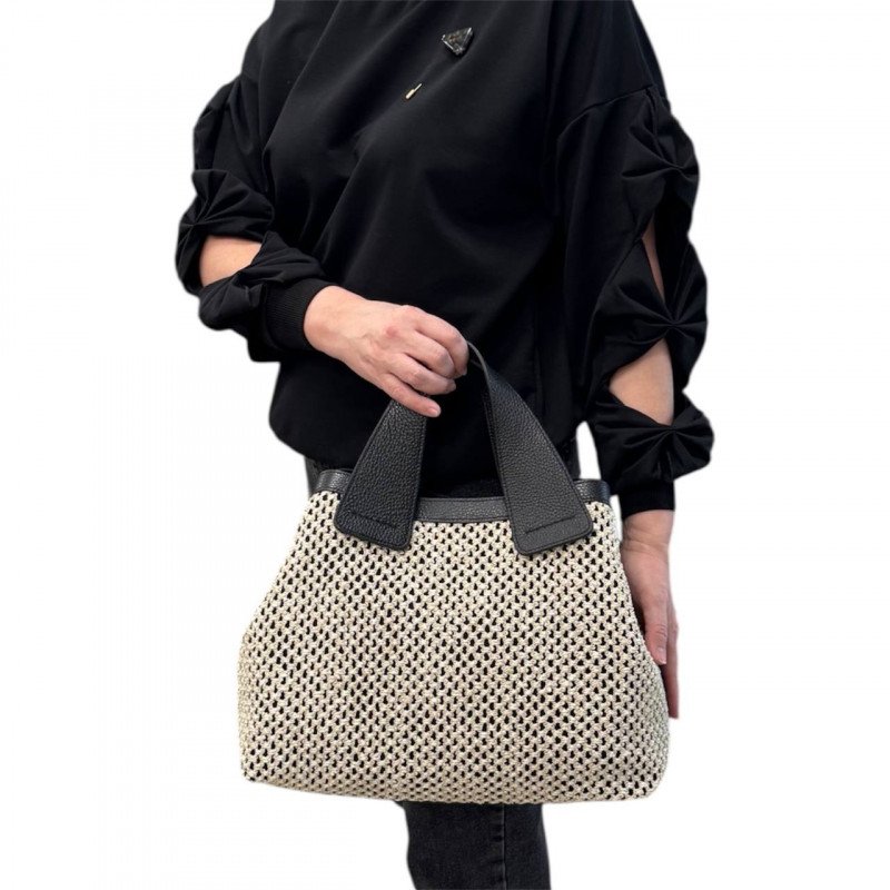 Сумка Ripani 7451BF.00403 Ecru/Nero