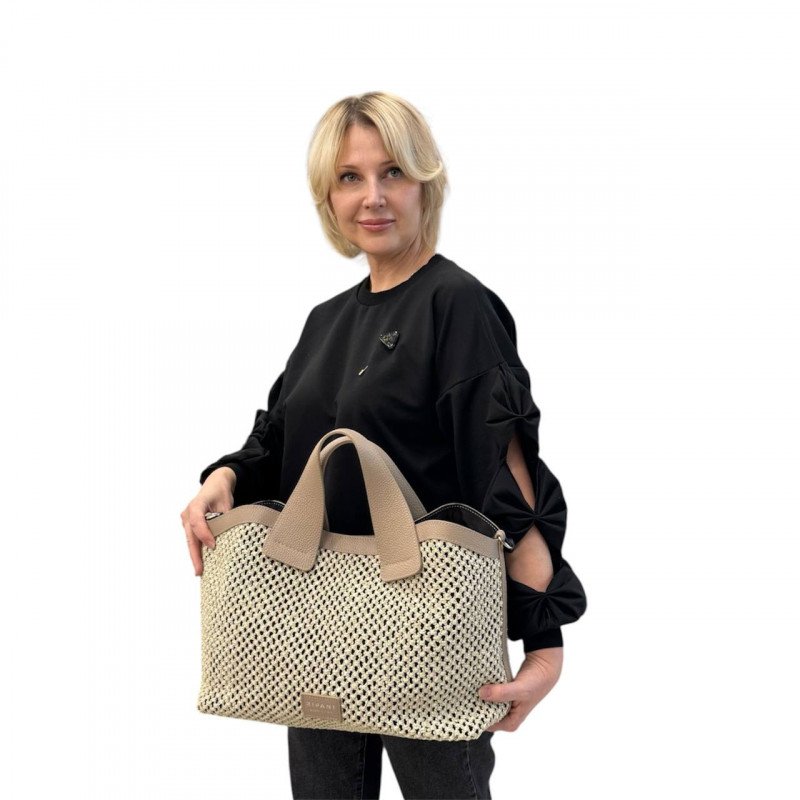 Сумка Ripani 7451BF.00406 Ecru/Sabbia