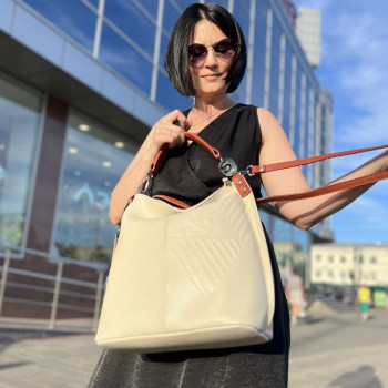 Сумка Sara Burglar A0S4D066 BEIGE/CUOIO