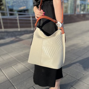 Сумка Sara Burglar A0S4D066 BEIGE/CUOIO